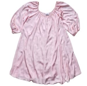 Claire Sandra By Lucie Ann Vintage Hollywood Glam Pink Nightgown Size Medium